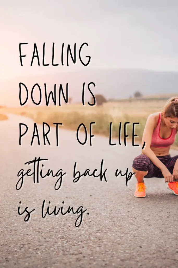 People who get up even after falling in life